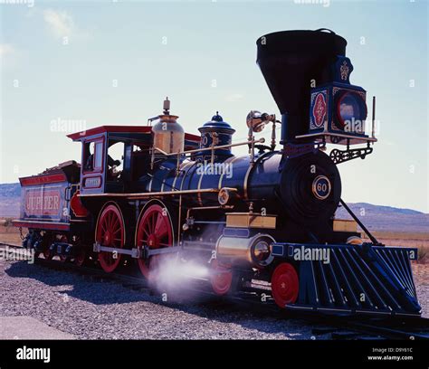 The Central Pacific Wood Burning Steam Locomotive Jupiter At