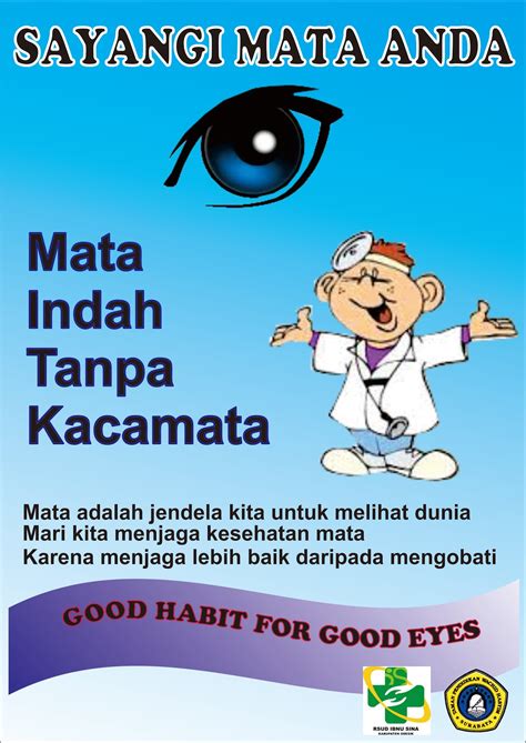 Poster Kesehatan Mata Pigura