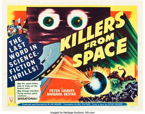 Killers From Space Rko 1954 Half Sheets 2 22 X 28 Styles