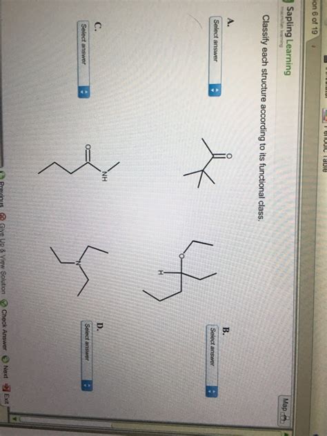 Solved Classify Each Structure According To Its Functiona Chegg