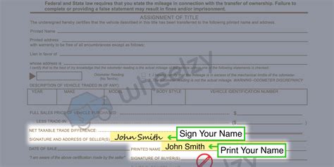 How To Sign Your Car Title In Arkansas Including Dmv Title Sample Picture