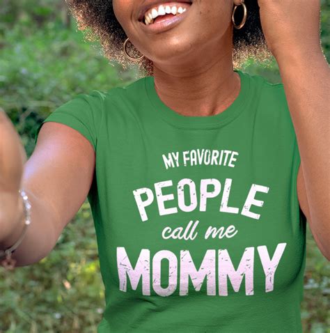 Personalized My Favorites Call Me Mommy Tshirt Mothers Day Etsy Uk