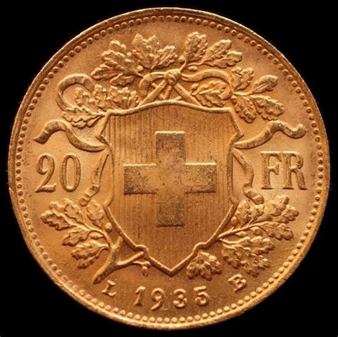 Zwitserland 20 Francs Helvetia 1935 L B Goud Catawiki