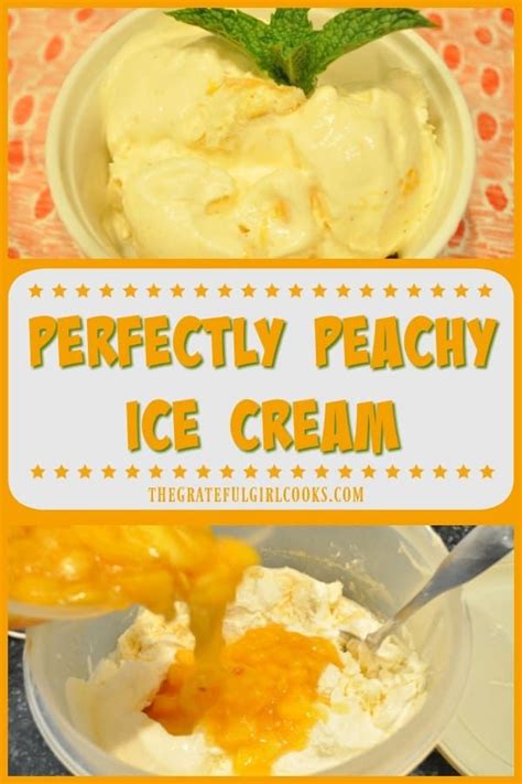 Nothing Says Summer Like Homemade Perfectly Peachy Ice Cream Made With