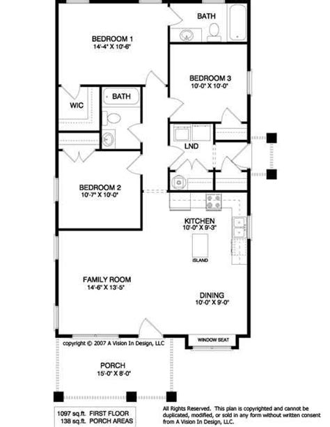 Concepts and ideals can be hard in order to interpret into actual execution to the physical plane. simple floor plans ranch style | SMALL RANCH HOME PLANS « Unique House Plans (With images ...