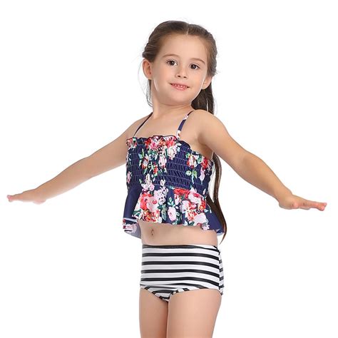 2020 Two Piece Girls Swimsuit Swimming Suit For Children