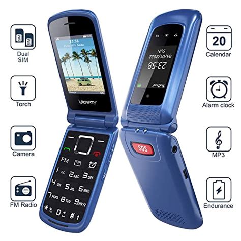 Ushining 4g Lte Unlocked Senior Flip Phone Dual Standby Seniors Cell