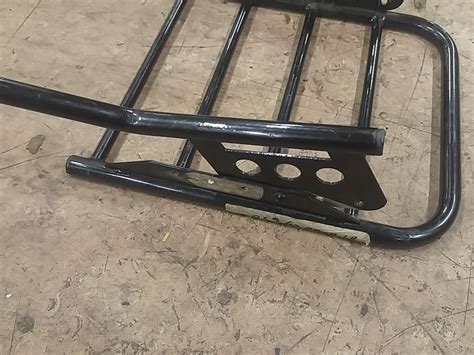 😂 it's rack rub, not back rub! 1981 Honda CB650C Custom Rear Luggage Rack Aftermarket