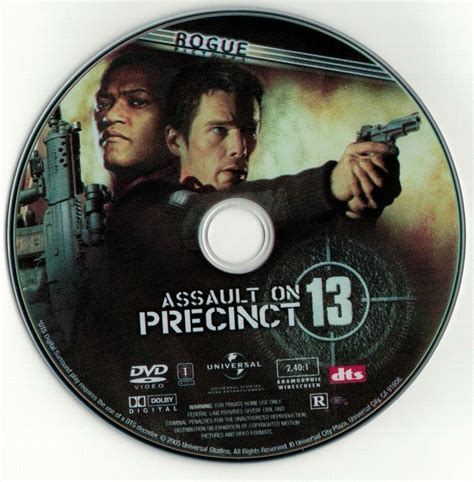 Assault On Precinct 13 DVD Disc Ethan Hawke Laurence Fishburne