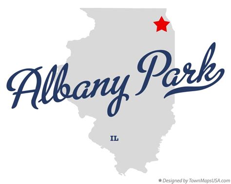 Map Of Albany Park Il Illinois