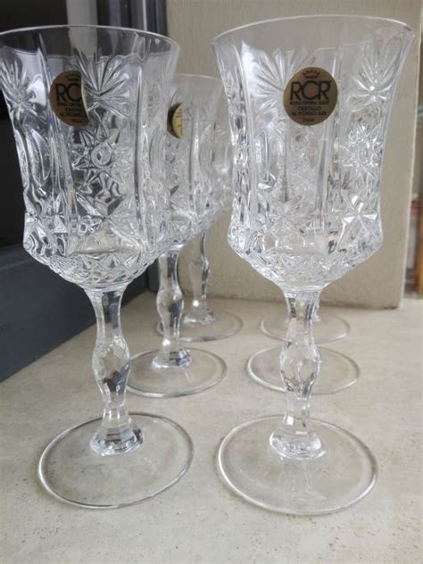 Rcr Crystal 6 Wine Glasses In 24 Lead Catawiki