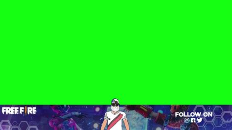 Free Fire Animated Gaming Overlay Green Screen Overlay Youtube