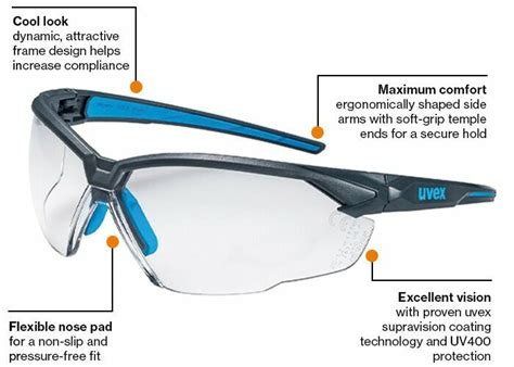 sporty safety glasses uvex suxxeed