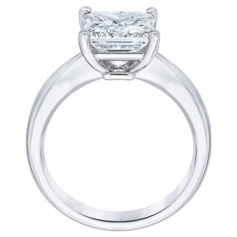 340ct Princess Cut Diamond Solitaire Ring Platinum Costco Uk