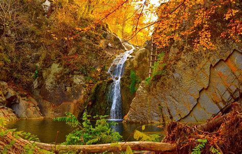 Fall Waterfall Wallpapers Wallpaper Cave