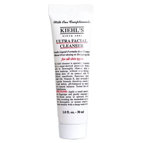 Kiehls Ultra Facial Cleanser For All Skin Types Travel Size 1oz30ml