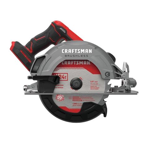 Craftsman V20 20 Volt Max 7 14 In Brushless Cordless Circular Saw With