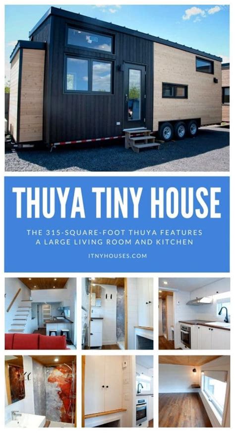 The 315 Square Foot Thuya Features A Large Living Room And Kitchen