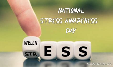 National Stress Awareness Day 2024 Wednesday November 6