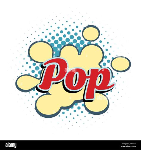 Word Pop Comic Style Stock Vector Image And Art Alamy