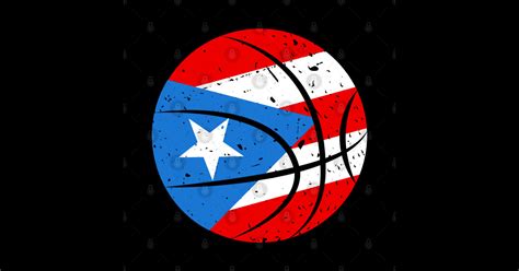 Puerto Rican Basketball Proud Boricua Flag Puerto Rico Puertoriqueno