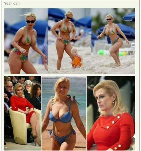 World Cup Pressure Causes Bikini Pictures Of Croatian President To Go Viral