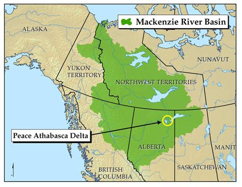 Mackenzie River On World Map Map