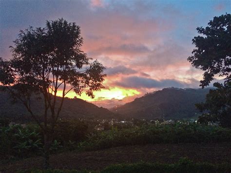 A Special Santa Maria Sunset In Canton De Dota Costa Rica Stay