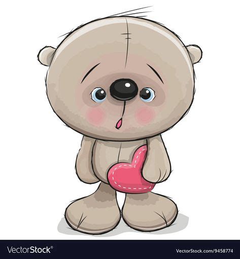 Cute Cartoon Teddy Bear Royalty Free Vector Image Cica