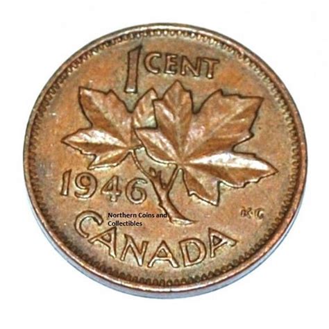 Old pennies worth money error coins. Canada 1946 1 Cent Copper Coin One Canadian Penny | Copper ...