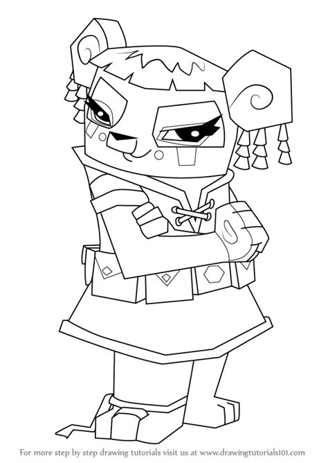 So here is the first out of two that i will upload. Learn How to Draw Liza from Animal Jam (Animal Jam) Step by Step : Drawing Tutorials