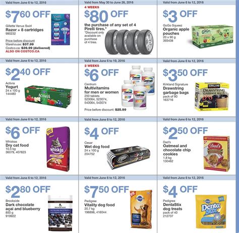 Updated West Costco Sales Items For June 6 12 2016 For Bc Alberta