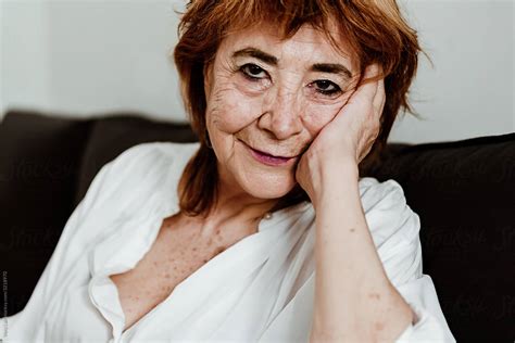 Portrait Of A Woman Of Eighty Years Old By Stocksy Contributor Vera