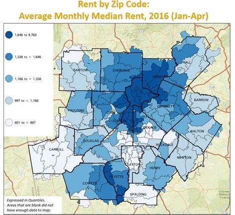 Atlanta Metro Zip Code Map Us States Map