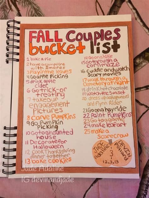 If your party is for a holiday or near one, take a look at these party games for halloween, christmas, valentine's day, and even the super bowl. Our bucket list for Fall 2014 that I made for Devin's ...