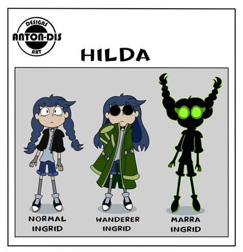 Hilda Oc Ingrid 01 By Anton Dis Animation Art Character Design Cartoon Art Styles