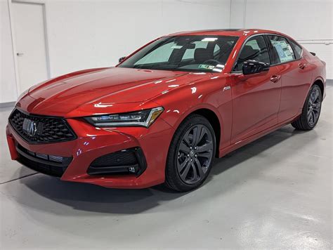 New 2023 Acura Tlx Sh Awd With A Spec Package In Performance Red Pearl