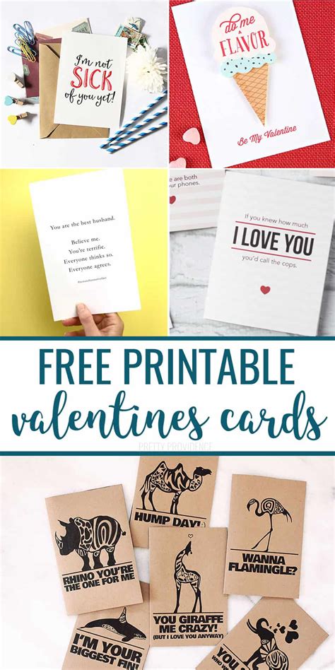 Love themes and valentine's day card templates for kids, a boyfriend, a girlfriend, friends or. Free Valentine's Day Card Printables - Pretty Providence