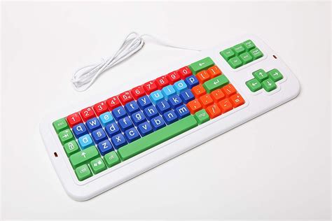 Clevy Colored Keyboard Lowercase And Colorful Keys