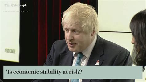 Telegraph Eu Debate Audience Member Says Boris Johnson Is ‘not