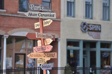 Unique Street Signs In Old Town Lansing Placemaking Photo By Michigan