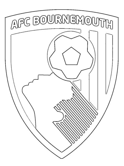 Dibujos Para Colorear Athletic Football Club Bournemouth Dibujosparaimprimir Es