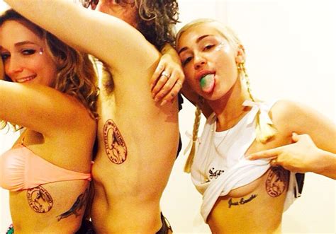 Les femmes de la semaine Miley Cyrus dévoile son drôle de tatouage Elle