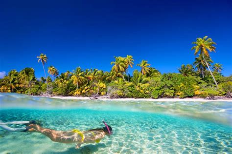 Bora Bora La Pointe Matira Tahiti Et Larchipel De La Société