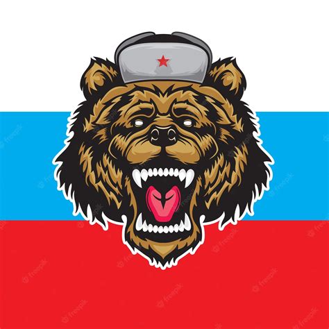 Premium Vector Russian Bear