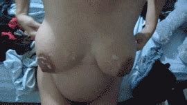 Cumontits Pregnant Bignaturaltits Cumshot Bounce Gif Smutty Com