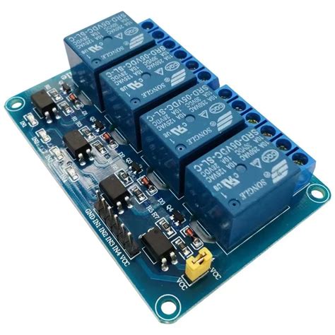 4 Channel 5v Relay Module With Optocoupler Relay Output 4 Way Relay