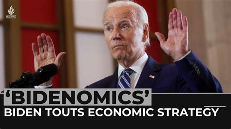 With Eye Towards Biden Touts Bidenomics Economic Strategy Youtube