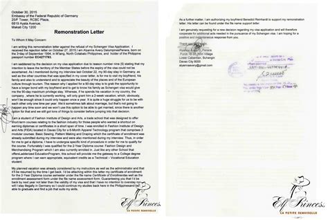 Appeal Letter For Schengen Visa Refusal