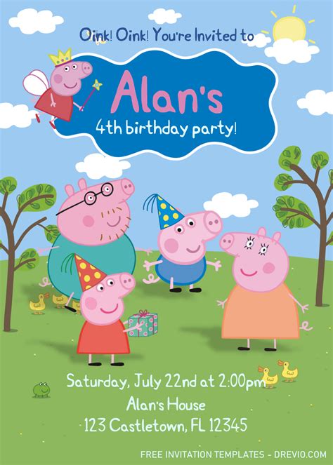 Peppa Pig Invitations Deals Cheapest Save 62 Jlcatj Gob Mx